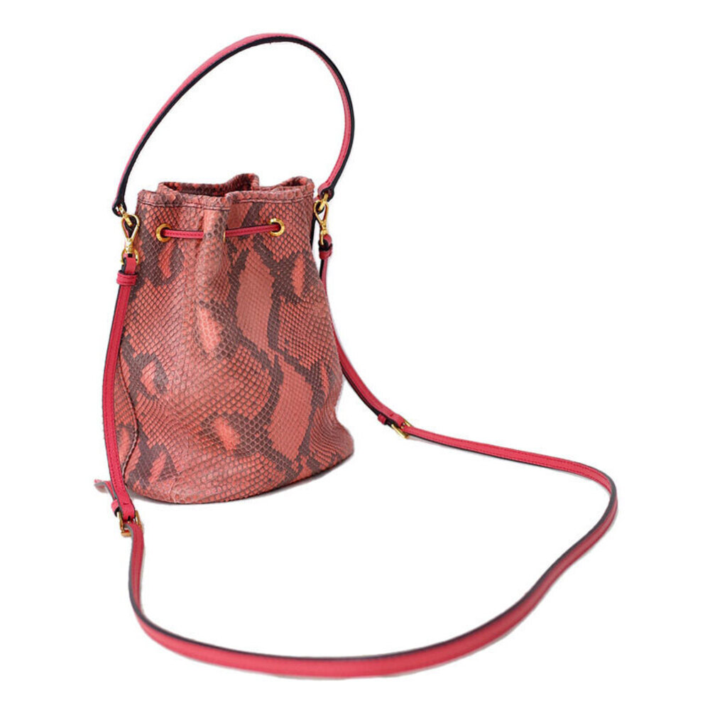 Prada Duet Python Saffiano Leather Shoulder Bag - image 2